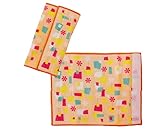 ガーゼ生地よだれカバー2枚セット 『ポジート』(フラワーガーデン) かわいい赤ちゃんも喜ぶ