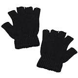 (サンライン)Sun Line 手袋 スマホ 指なし ハーフフィンガー ファ付き 便利 男女兼用