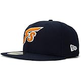 Amazon ニューエラ Npb クラシック 59fifty 日本ハムファイターズ Fsロゴ ネイビー オレンジ ホワイト キャップ Nihon Ham Fighters Navy Light Orange Cap キャップ 通販