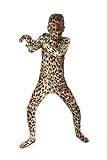 Morphsuits Kids Premium Leopard Costume - size Large 4'-4'6 (120cm-137cm)(並行輸入商品) [並行輸入品]
