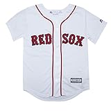 ユースBoston Red Sox Dri - Fit Baseball Jersey /刺繍ロゴ L(14/16) ホワイト