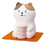 デコレコーポレーション ゆるり日和 のんびりアロママスコット ねこ サイズ：約W4 D5.5 H6 YB-86811