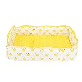 IPOTCH ベビーベッドセット　柔らかい　ベッド背もたれ　掛け布団　ベッドバンパー　枕　ソフト　全10種類　 - クラウン, 100x58cm