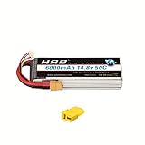 HRB 4S 6000mah 14.8V 50C XT60 リチウムポリマー電池 [並行輸入品]