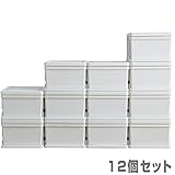 JEJ SEEDS(シーズ) スリム チェスト 連結可 12個 キャスター付き ホワイト SIU-1-12(WH/WH)