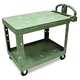 ラバーメイド フラットシェルフユーティリティカート ベージュ 452502-8036 【8194745】