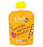 Ella's Kitchen Parsnips Stage 1 from 4 Months 70g (Pack of 2) - エラのキッチンパースニップステージ1～4ヶ月の70グラムから (Ella