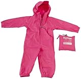 防水一体スーツ 18-24m　ピンク