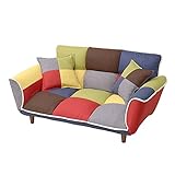 JK COCOソファシリーズ ジャンボカウチソファ（クッション2個付） Chloe パッチワーク YAO-0008 PWMC