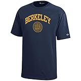 Shop College Wear UC BerkeleyチャンピオンユースArch &シールt-shirt-navy M