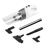 コードレス掃除機 サイクロン 充電式 フィルター交換不要 軽量 最大35分 (ホワイト)