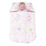 ARIBEBE Baby Sleeping Bag [並行輸入品] (Bear Pink)