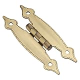 Hickory Hardware P148-AB Flush Surface Face Mounted Hinge, Antique Brass [並行輸入品]