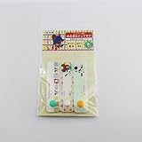 ジャッキーフレンズ 名入れ無しスナップボタン付きネームタグ3枚セット