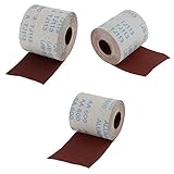 Prettyia 3種入り　多機能　10メートル　エメリー　クロスサンドペーパー　ショップロールコーティング　研磨工具