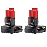 Milwaukee 48-11-2412 M12 Redlithium 2 Pack - Xc Bat [並行輸入品]