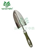 Worth Garden Stainless Steel Hand Trowel Tool with Ergonomic Soft PP/TPR Grip [並行輸入品]
