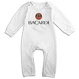 Kamifa カミファ バカルディ ラム酒 イラスト 長袖ベビー服 トップス ギフト パーファクト White 24 Months