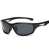 Quzama-JS 偏光サングラス レンズ 運転用 スポーツ 超軽量 クリア UV400 紫外線をカット メンズ 釣り 野球 ゴルフ 自転車 (H03)
