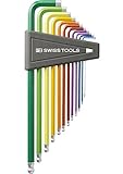PB SWISS TOOLS 212ZLH-12RB ボール付ロングレインボーレンチセットパックナシ