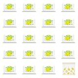 【まとめ買い 調味料 小袋セット】 濃縮還元果汁100％ レモン果汁 4g×20袋 おまけ付き （ニトリ フリーザーバッグ）