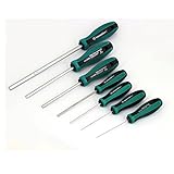uxcell 六角ドライバー 修理用工具 ノンスリップグリップ 7 タイプ六角ビット ハンドツール