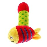 Kesoto 全８種類 がらがら おもちゃ 子とも 柔らかい - 赤