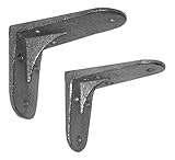 NACH js-90-423S Borris Wall Shelf Bracket Small. 3.5". Pack of 4 (3.54x2.75x1.77 inches) [並行輸入品]