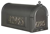 Berkshire scb-1015-dx-cpberkshire Curbsideメールボックスwith Front and Side numbers-copper