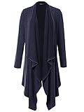 JayJayレディースオープンフロントカジュアルニット長袖セータークラシックカバーUpカーディガン US サイズ: 3L カラー: ブルー