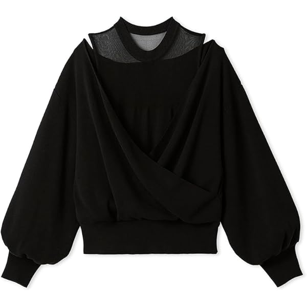 Amazon | [フレイ アイディー] アシメネックドレープニット