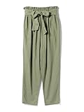 Merrier BEAMS/パンツ ラミー レーヨン ウエスト リボン コクーン マタニティ 対応 67230060721 LARGE グリーン メリアビームス