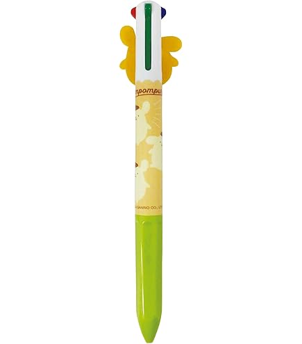 ポチャッコ ボールペン4本 ポチャッコ ボールペン マスコット付き4色ボールペン 仲良しポチャッコ