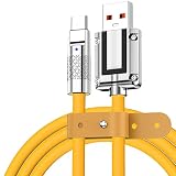 Bicobi USB Type C ケーブル USB-A & USB-C 充電ケーブル 純正品質 断線しにくい 亜鉛合金 柔らかい シリコン素材採用 可愛い 急速充電タイプc ケーブル Sony Xperia XZ2 XZ3/ S22 S21S20 S10 S9/ Asus Zenfone 2/Xiaomi その他 Android 等 USB-C機器対応 (1.5M, USB-A to Type-C, イエロー)