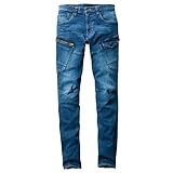 [プロユニ] 5002 BURTLE デニム カーゴパンツ CORDURA コーデュラ ストレッチ 作業服 作業着 レディース シルエット あり バートルステッカー付 [45.インディゴ S]