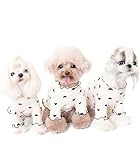 PetGround 犬服 ハートロングスリーブ 春 夏 かわいい 長袖 犬の服 女の子 春夏 秋冬 防虫 小型犬 中型犬 猫 ペット用品 (ピンク, XL)