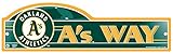 Oakland Athletics A 's Way MLB 5 x 17インチStreet Sign