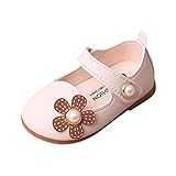 Tonsee キッズ ガールズ フォーマル シューズ 子供 靴 花 スニーカー 誕生日 結婚式 プレゼント 11CM-13CM (11.5CM, ホワイト)