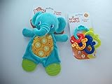 Baby Gift Bundle - 2 Items: Bright Starts Snuggle & Teeth Elephant and Bright Starts License to Droo