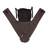 (キーボート) Kiboat コンパクト クロス抱っこひも (3ヶ月から3歳まで) ヘッドカバー/腰ベルト付き サイズ調節可能 収納ポーチ付き KB812