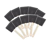 4 "木製ハンドルFoamブラシ( 10 )