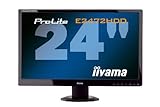 iiyama 24インチワイド液晶ディスプレイ フルHD対応 LEDバックライト搭載 HDMIケーブル同梱モデル マーベルブラック PLE2472HD-B1