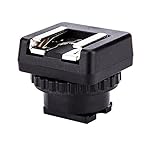 JJC マイク&LEDライト コールドシューアダプターコンバーター Sony FDR-AX53 AX43 AX45 AX33 AX60 AX100 AX700 HDR-CX675 CX680 CX900 CX400E CX510E CX610Eなど用 マルチインターフェースシュー付きソニービデオカメラ用