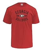 NCAA Georgia BulldogsメンズPro重量半袖カレッジロゴTee M ホワイト