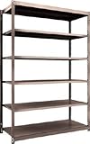 ＴＲＵＳＣＯ　軽量Ｍ１．５ボルトレス棚１４６０×５９５×Ｈ２１００単体　ネオグレ M1.5-7566NG(ﾈｵｸﾞﾚｰ)(P)