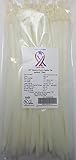 USA Strong Cable Ties. 12" Nylon Zip Cable Ties. Large 120 LB Tensile Strength Heavy Duty Industrial