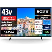 Amazon | ソニー(SONY) テレビ 43インチ 液晶 4K ブラビア KJ-43X75WL 