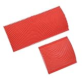 (ライチ) Lychee 2点セット 木目ゴムDIYツール グレイニングツール 木目模様 ゴム製 壁装飾 絵画 DIY