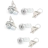 uxcell カムロック　10キー　セキュリティ　安全保障　メールボックス　グローブボックス　引き出し　ハードウェア　5個入り