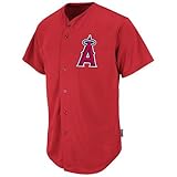 Anaheim / Los Angeles Angels full-buttonカスタムまたは空白Back Major League Baseball cool-baseレプリカMLBジャージ